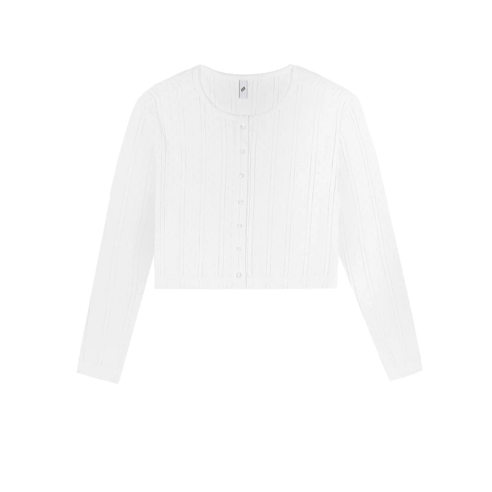 The Crop Cardi White Size L -Cou Cou Intimates